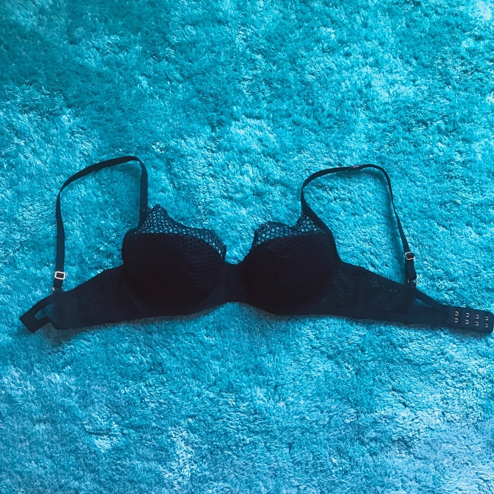 Mesh covered bra
